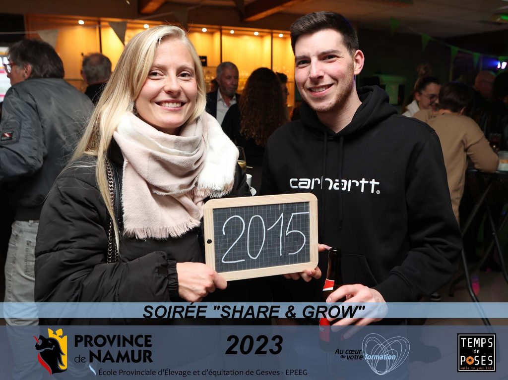 Galerie de photos de la soirée "Share and Grow" des anciens et actuels élèves de l'école d'équitation de Gesves